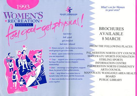 Women's Recreation Festival poster