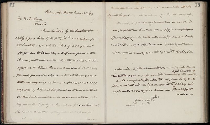 Outwards Correspondence of the Palmerston North Cemetery Trustees, 1898 -1902 45