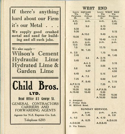 Page 11: Bus, Baths and Library Timetable