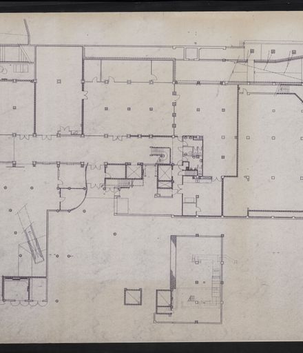 Architectural Plans of the redevelopment of the C M Ross building into the Palmerston North City Library