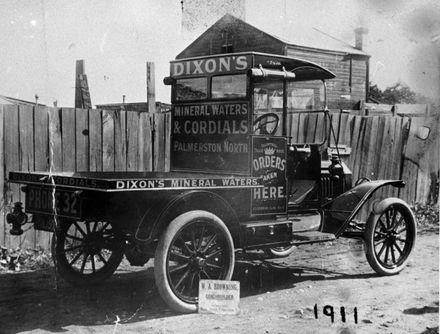 Dixon's Mineral Water delivery truck
