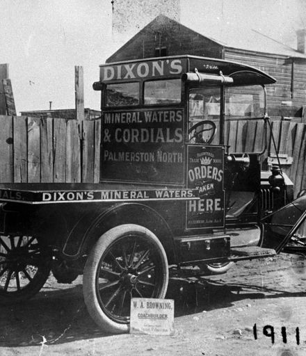 Dixon's Mineral Water delivery truck