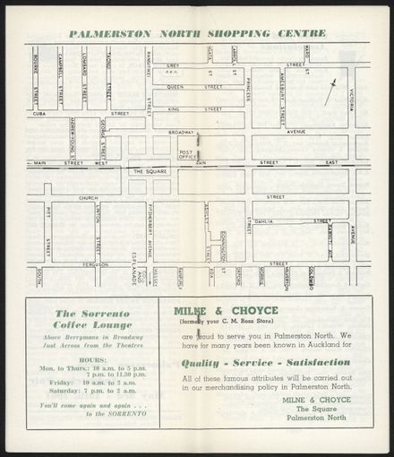 Visitors Guide Palmerston North and Feilding: March 1961 - 7