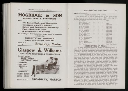 Bradbury's Illustrated Series No. XI. Manawatu and Rangitikei Districts 115