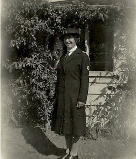 Josie Griffiths in the Red Cross