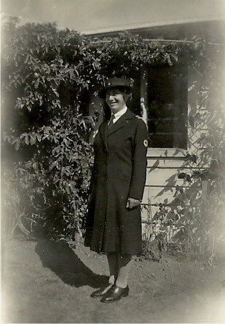 Josie Griffiths in the Red Cross