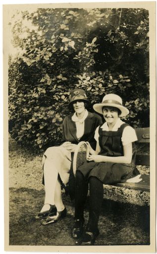 Andrews Collection: Marjorie and Mrs R Andrews