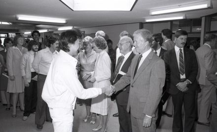 Former President Jimmy Carter at Central Baptist Church
