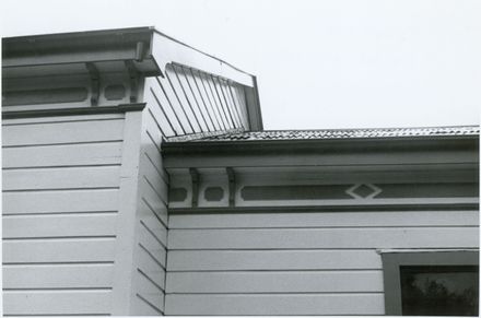 104 Napier Road, Detail of Eaves