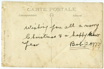 Soldier in a Gas Mask - postcard from Bob Eastwood