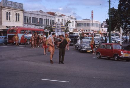Massey University Student 'Procesh' - Float for University revue 'Ben Hurcules'