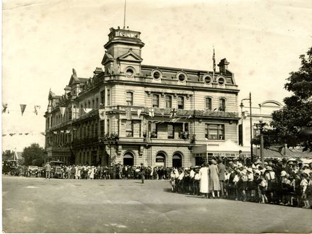 Page 1: The Grand Hotel, corner of Church Street and The Square