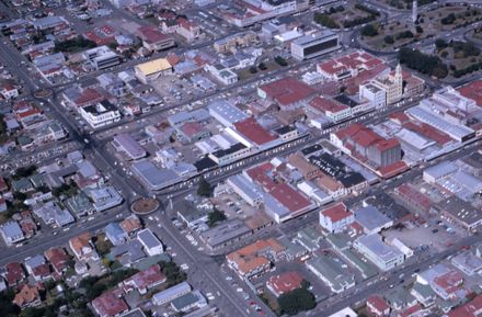 Aerial of Palmerston North Central Business District