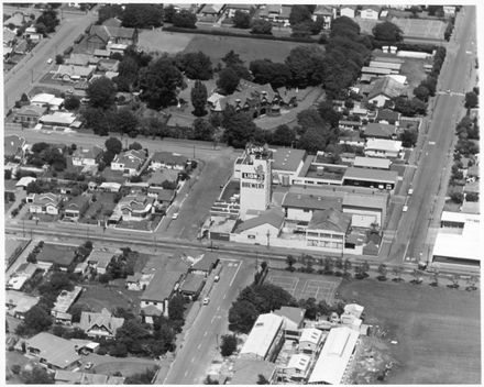 Aerial view of the Lion Brewery