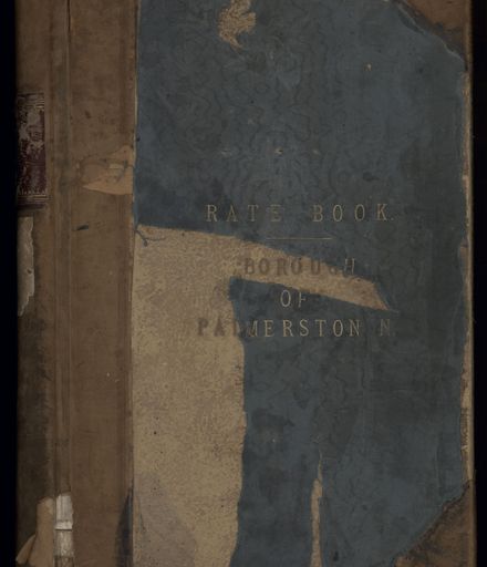 Palmerston North Rate Book, 1893 - 1896