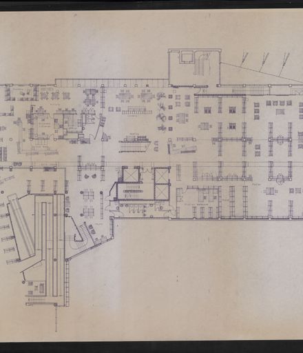 Architectural Plans of the redevelopment of the C M Ross building into the Palmerston North City Library 8