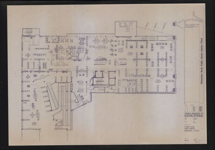 Architectural Plans of the redevelopment of the C M Ross building into the Palmerston North City Library 8