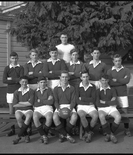1st XI Soccer Team, Palmerston North Technical High School