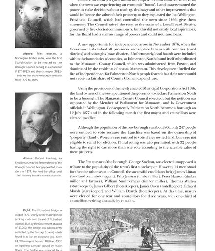 Council and Community: 125 Years of Local Government in Palmerston North 1877-2002 - Page 26