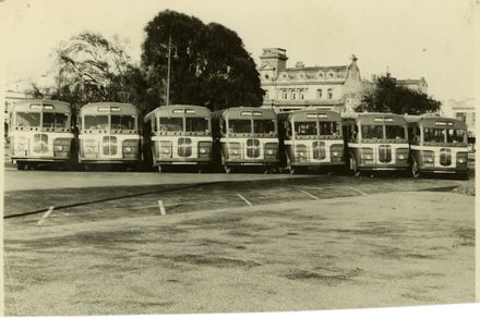 Seven Ford V8 NZMB Buses