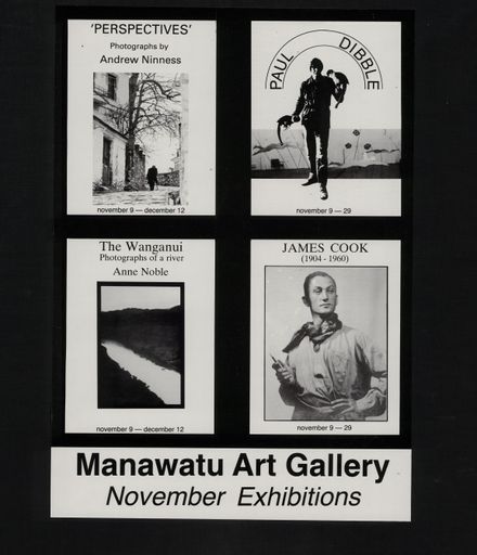 November exhibitions poster