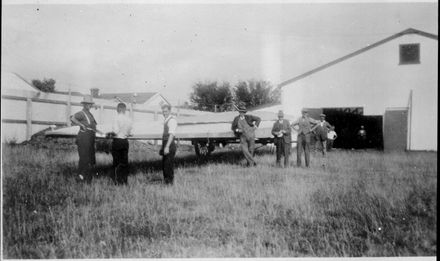 Repaired wing of the Sir Charles Kingsford Smith aircraft, the "Southern Cross"