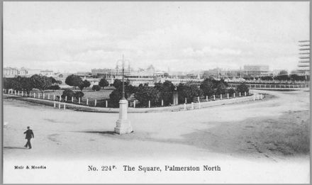 Looking Across the Square Towards Coleman Place