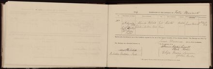 Marriage register 1870 - 1880