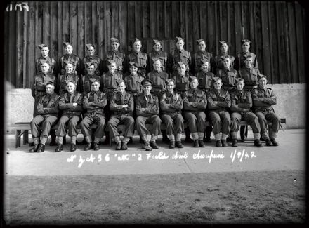 NZASC 2nd Field Ambulance group at Awapuni Racecourse
