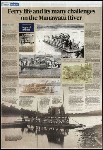 Back Issues:  Ferry life and its many challenges on the Manawatū River