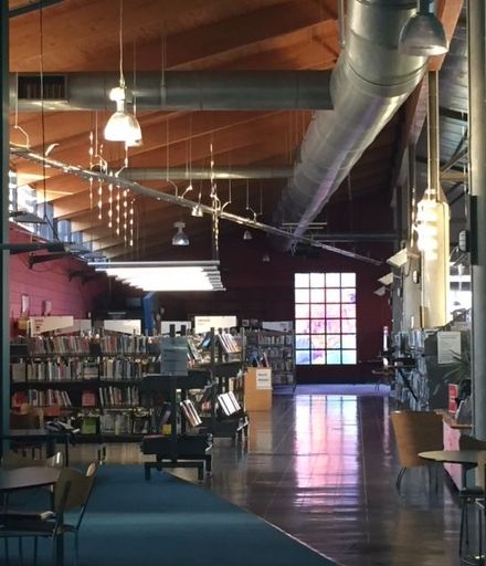 Palmerston North City Library, Non-Fiction area, 2017.