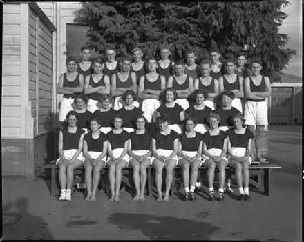 Athletics or Gymnastics Team, Palmerston North Technical High School