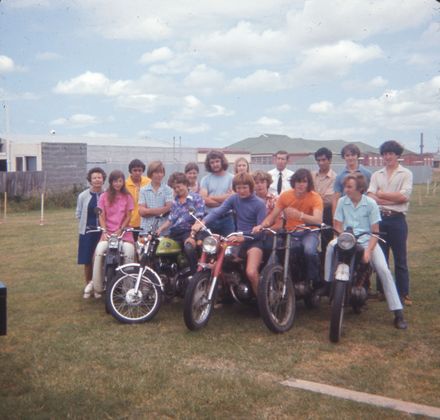 Palmerston North Motorcycle Training School - Class 117 - December 1971