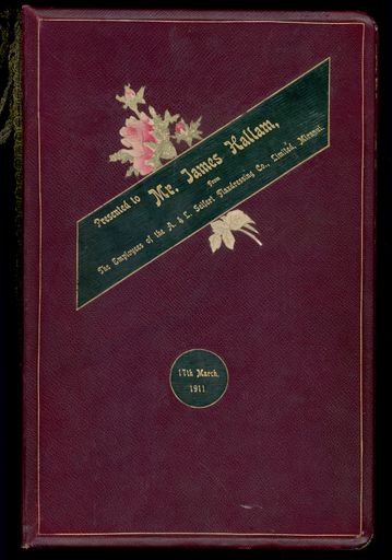 Address to Mr James Hallam