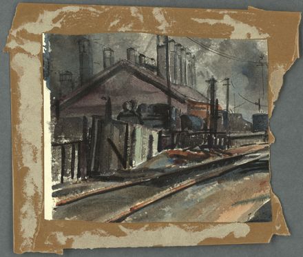 Locomotive in the Railway Yards, Main Street - Resource cover image