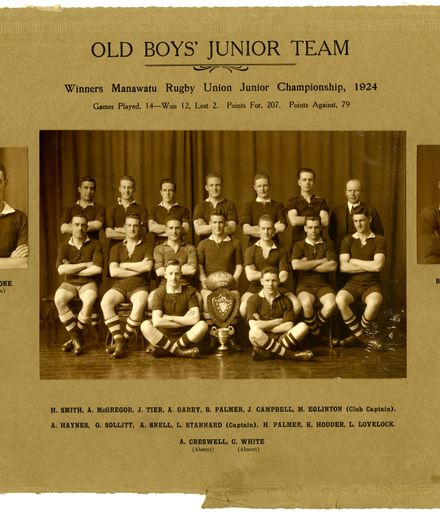 Old Boys' Junior Rugby Team, 1924
