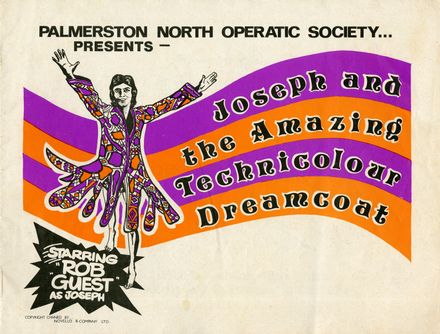 Jospeh and the Amazing Technicolour Dreamcoat programme