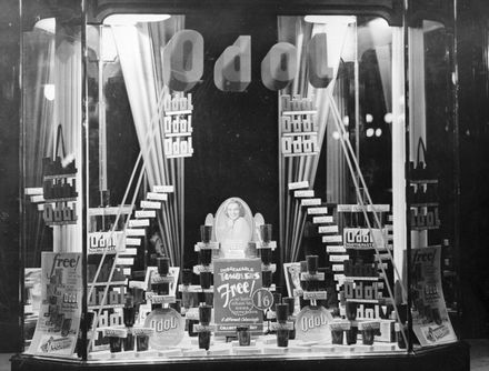 Window display at Watchorn & McNaught's Hardware Co., Ltd, The Square