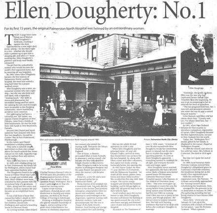Memory Lane - "Ellen Dougherty: No.1"