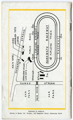 Manawatū Trotting Club programme - 19