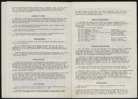 Supplement to History of the St John Ambulance Association Manawatu, 1900-1975 4