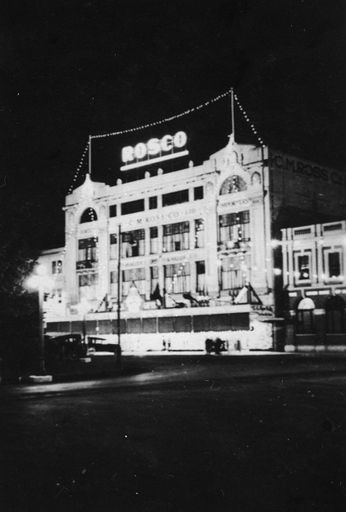 C M Ross department store dressed for Christmas