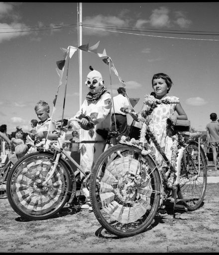 "Gaily Decorated Bicycles"