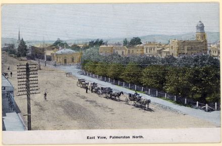 Carriages Drive Through The Square