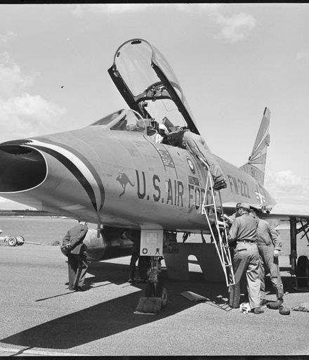 "Like the Star if a Space Race" Super Sabre Jet Fighter