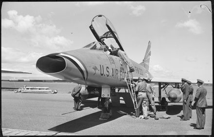 "Like the Star if a Space Race" Super Sabre Jet Fighter