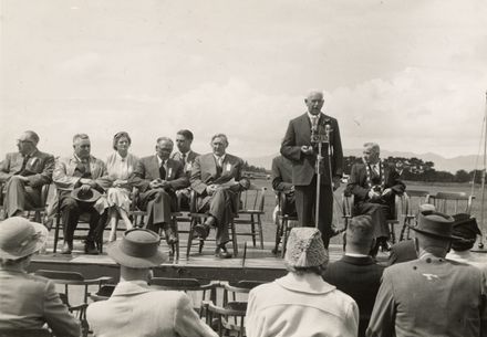 Opening of the First International Agricutural Aviation Show, Milson Airport