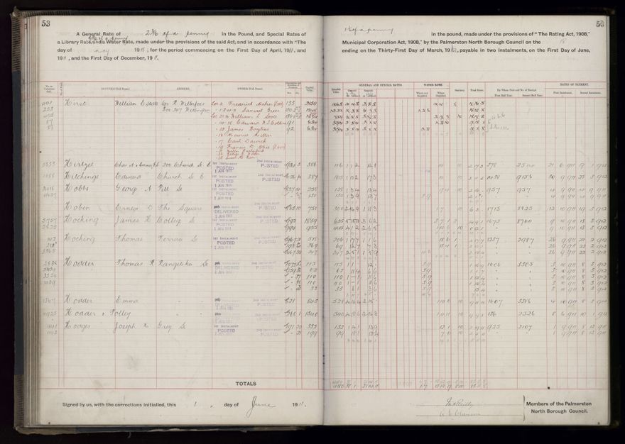 Rate book, 1911-1912 - 2021Pa_PNCC2-23-2-V19_034000-0056