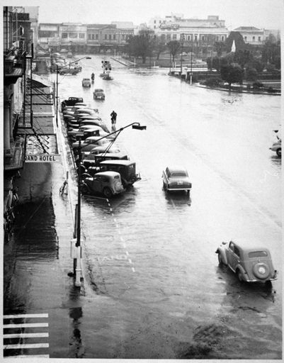 A Rainy Day in the Square