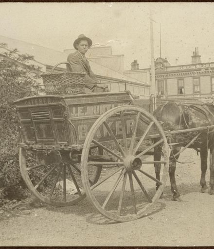 J E Huntley's Baker's Wagon